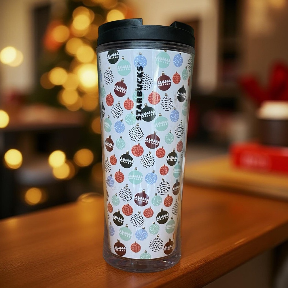 Starbucks 2009 Holiday Ornament Tumbler NWOT w/ Care Card – Minor Flaw